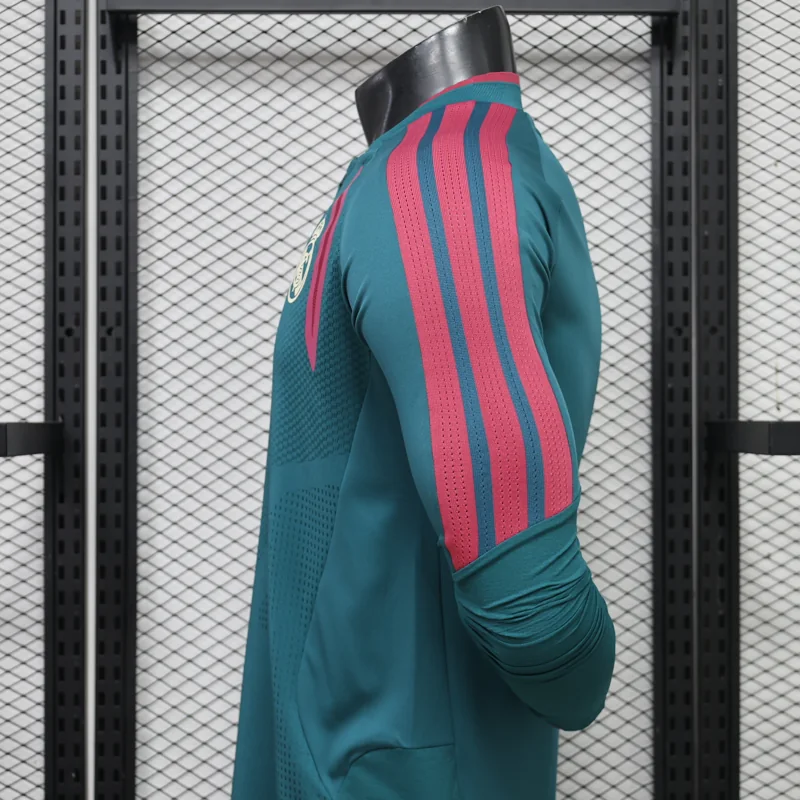 Real Madrid 26/27 verde conjunto de entrenamiento con media cremallera — 2