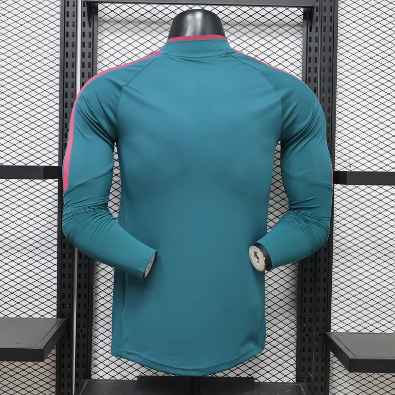 Real Madrid 26/27 verde conjunto de entrenamiento con media cremallera — 6