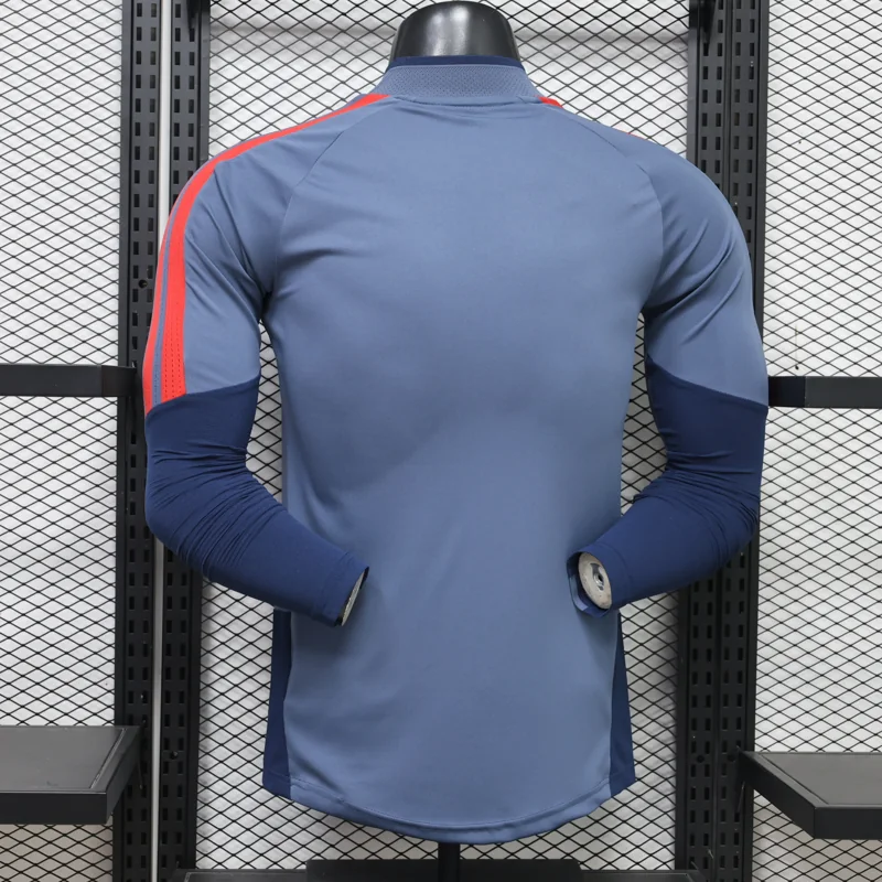 Bayern Munich 26/27 gris azul conjunto de entrenamiento con media cremallera — 3