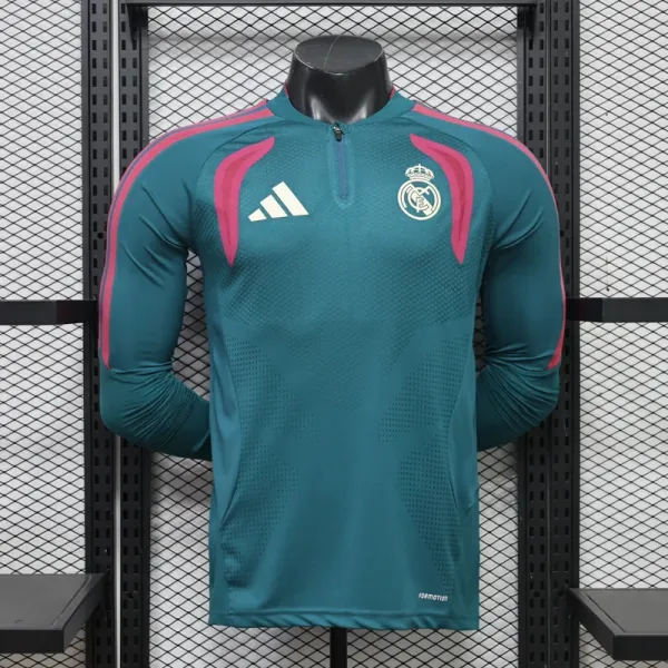 Real Madrid 26/27 Green Half Zip Training Set — 1